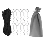MONTANA 4-Personen Campingzelt – Iglu-Zelt mit Vorraum, 200×200×110 cm