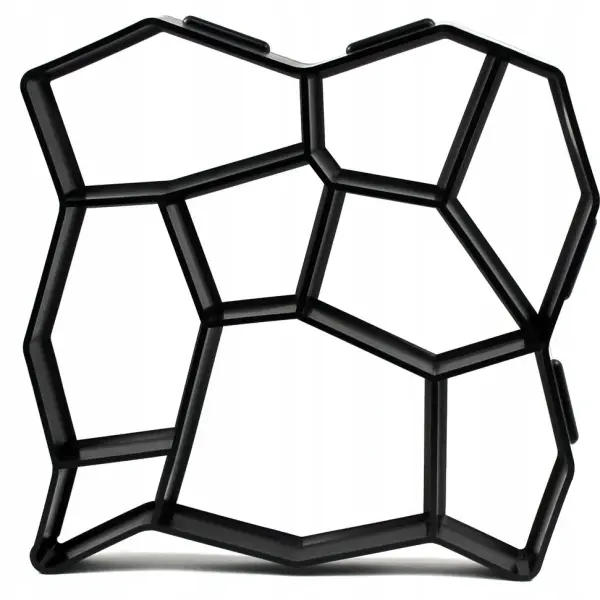 Beton-Trittsteinform 50x50x4,5 cm – Wiederverwendbare Pflasterstein-Gussform aus Kunststoff