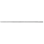 100 cm Edelstahl-Lineal – Präzises Metallmaßstab mit Aufhängebohrung
