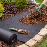 Agrotextil Unkrautvlies 50 g/m² – 1×20 m Schwarz, Bodenabdeckung für Garten & Beet