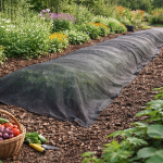 Agrotextil Unkrautvlies 50 g/m² – 1×20 m Schwarz, Bodenabdeckung für Garten & Beet