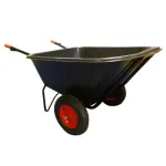 Garten-Schubkarre 280 L – 2 Räder, stabile Konstruktion, hohe Tragfähigkeit