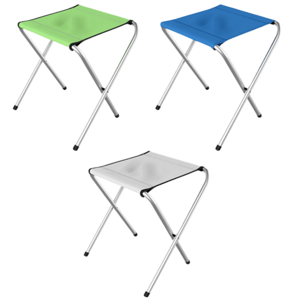 Klappbarer Camping- und Angelstuhl 28x32x35 cm – Ultraleichter Outdoorstuhl