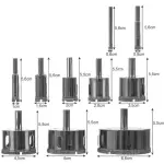 Bigstren 10-teiliges Diamant-Bohrkronen-Set – 6–68 mm für Feinsteinzeug, Glas und Keramik