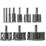 Bigstren 10-teiliges Diamant-Bohrkronen-Set – 6–68 mm für Feinsteinzeug, Glas und Keramik
