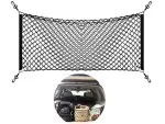 Kofferraumnetz Auto 110 x 42 cm – Elastisches Gepäcknetz zur Ladungssicherung, Schwarz