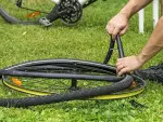 24 Zoll Fahrradschlauch 24 x 1.75–2.125 mit Schrader-Ventil – Butylschlauch Schwarz