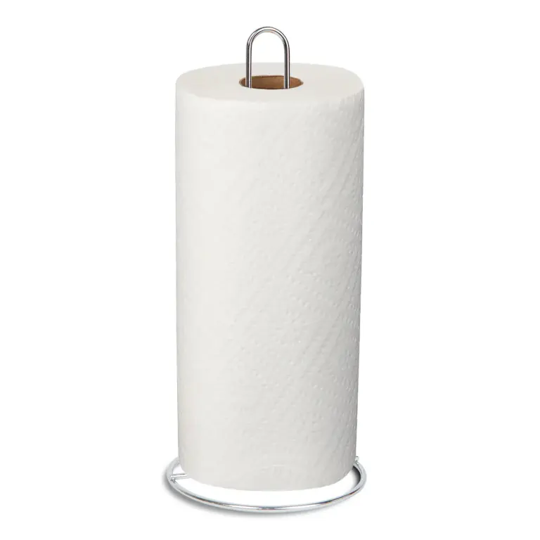 Edelstahl Küchenrollenhalter 28 x 13 cm – Freistehender Papierrollenhalter