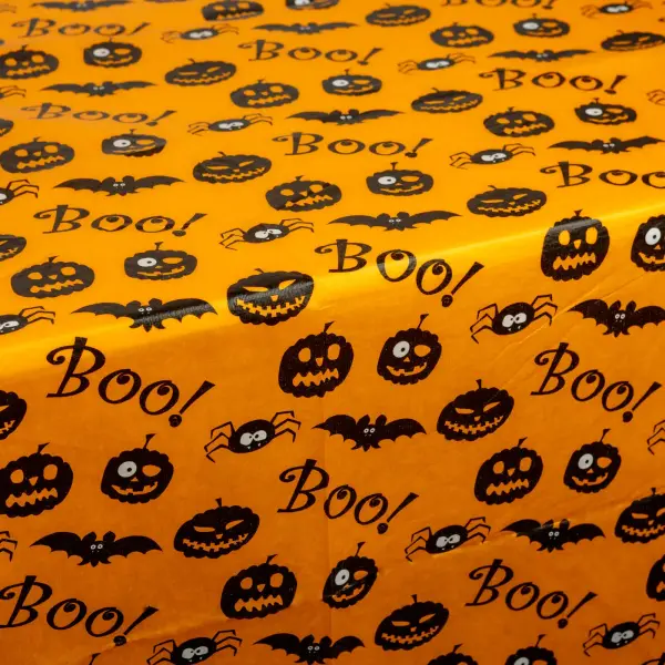 Halloween-Tischdecke aus Flanell – 132 × 178 cm
