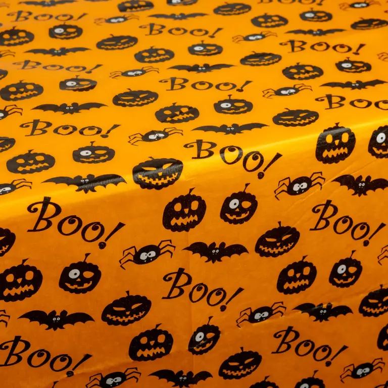 Halloween-Tischdecke aus Flanell – 132 × 178 cm