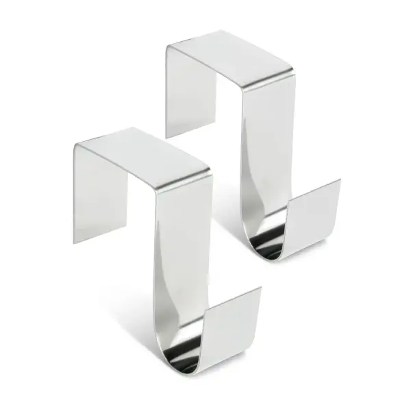 Türdekorationshalter aus Metall – 7 × 6,5 × 2 cm – 2 Stück