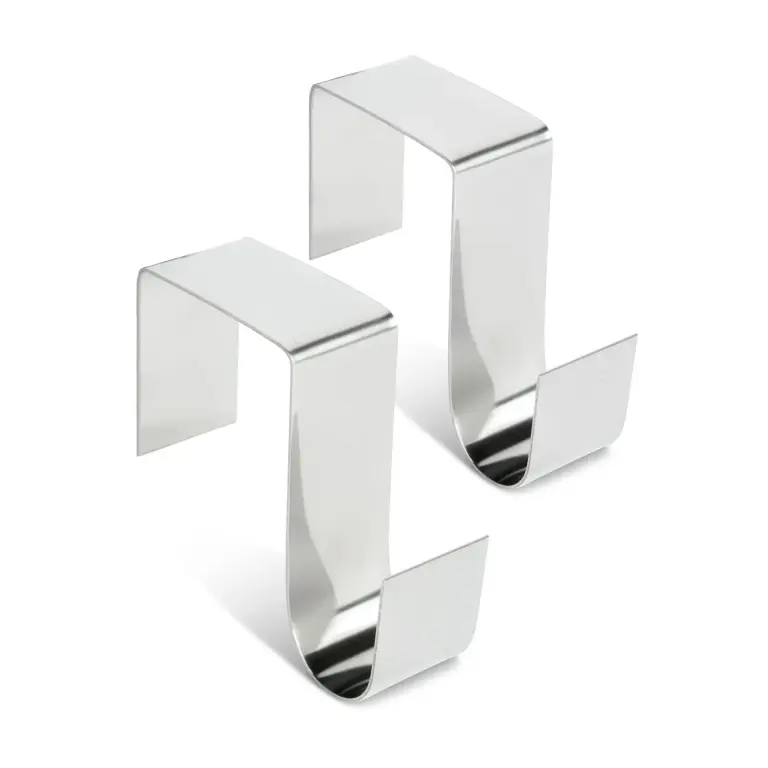 Türdekorationshalter aus Metall – 7 × 6,5 × 2 cm – 2 Stück
