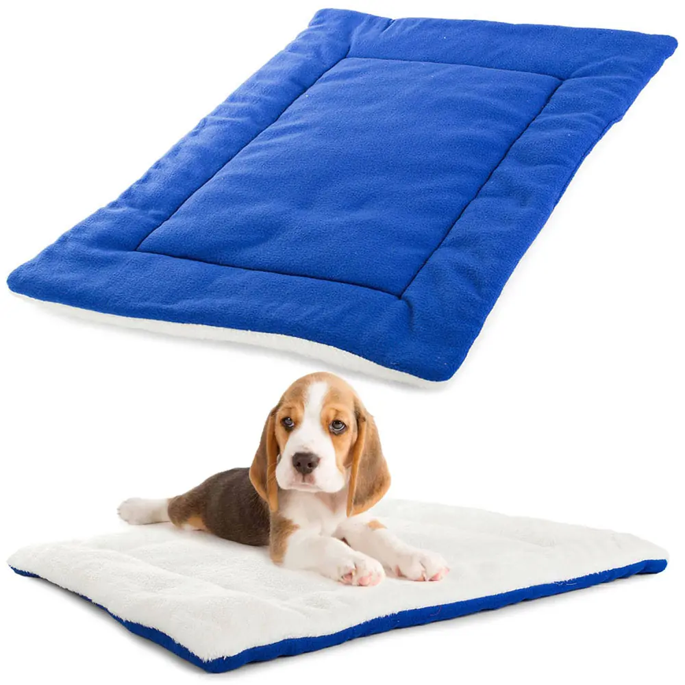 Hundematte aus weichem Stoff – 50 × 35 × 2 cm – Dunkelbraun Hundematte aus weichem Stoff – 50 × 35 × 2 cm – Dunkelbraun
