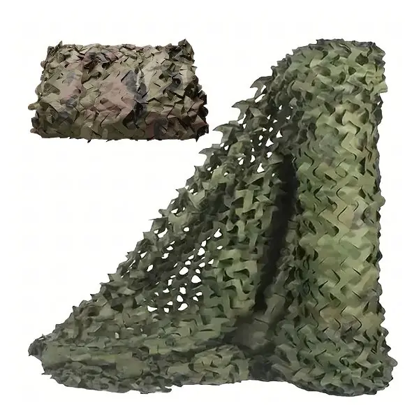 Militär-Tarnnetz – 2 × 2 m – Camouflage – Sichtschutz und Sonnenschutz aus Oxford-Polyester