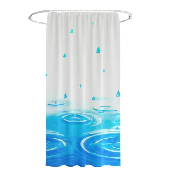 Duschvorhang – 180 × 180 cm – 3 verschiedene Muster – PEVA